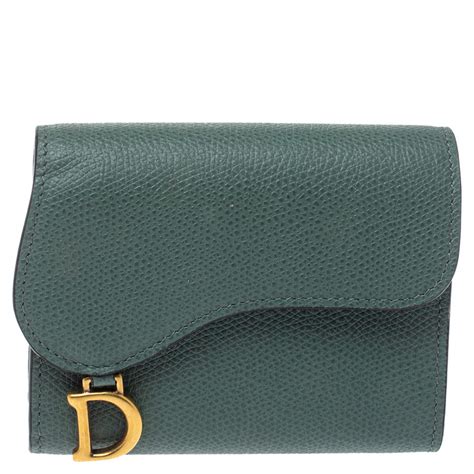 dior saddle trifold wallet|lady dior wallet price.